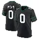 ＃0 Men's Harrison Mevis Black Game New York Jets Legacy Alternate Jersey