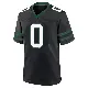 ＃0 Men's Harrison Mevis Black Game New York Jets Legacy Alternate Jersey