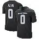 ＃0 Men's Harrison Mevis Black Game New York Jets Stealth Jersey