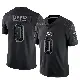 ＃0 Men's Harrison Mevis Black Limited New York Jets Reflective Jersey