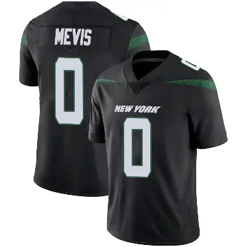 ＃0 Men's Harrison Mevis Black Limited New York Jets Stealth Vapor Jersey