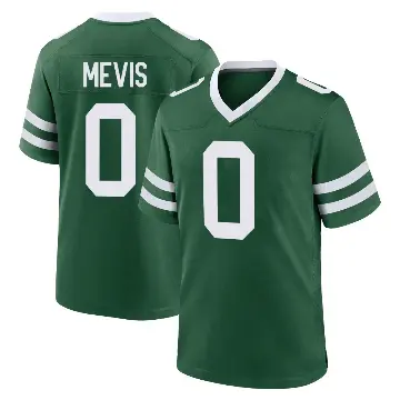 ＃0 Men's Harrison Mevis Green Game New York Jets Legacy Jersey