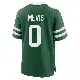 ＃0 Men's Harrison Mevis Green Game New York Jets Legacy Jersey