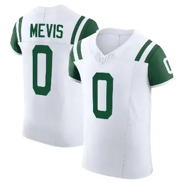 ＃0 Men's Harrison Mevis White Elite New York Jets Classic Alternate Vapor F.U.S.E. Jersey
