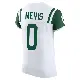 ＃0 Men's Harrison Mevis White Elite New York Jets Classic Alternate Vapor F.U.S.E. Jersey