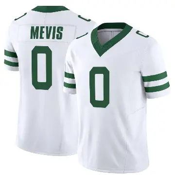 ＃0 Men's Harrison Mevis White Game New York Jets Legacy Jersey
