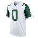 ＃0 Men's Harrison Mevis White Legend New York Jets Classic Alternate Jersey