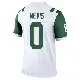 ＃0 Men's Harrison Mevis White Legend New York Jets Classic Alternate Jersey