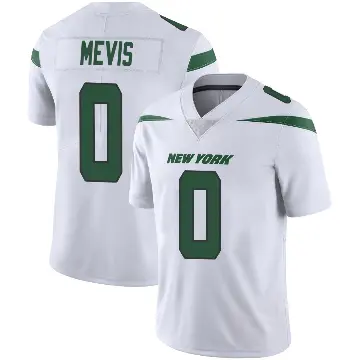 ＃0 Men's Harrison Mevis White Limited New York Jets Spotlight Vapor Jersey