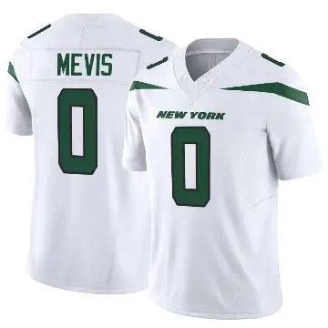 ＃0 Men's Harrison Mevis White Limited New York Jets Vapor F.U.S.E. Jersey
