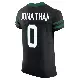 ＃0 Men's Kingsley Jonathan Black Elite New York Jets Legacy Alternate Vapor F.U.S.E. Jersey
