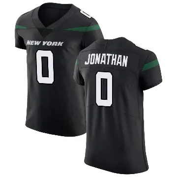 ＃0 Men's Kingsley Jonathan Black Elite New York Jets Stealth Vapor Untouchable Jersey