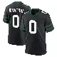 ＃0 Men's Kingsley Jonathan Black Game New York Jets Legacy Alternate Jersey