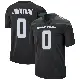 ＃0 Men's Kingsley Jonathan Black Game New York Jets Stealth Jersey