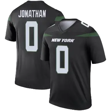 ＃0 Men's Kingsley Jonathan Black Legend New York Jets Stealth Color Rush Jersey