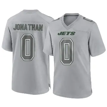 ＃0 Men's Kingsley Jonathan Gray Game New York Jets Atmosphere Fashion Jersey