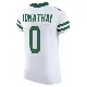 ＃0 Men's Kingsley Jonathan White Elite New York Jets Alternate Vapor F.U.S.E. Jersey
