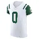 ＃0 Men's Kingsley Jonathan White Elite New York Jets Classic Alternate Vapor F.U.S.E. Jersey