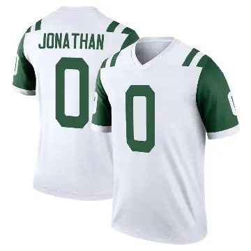 ＃0 Men's Kingsley Jonathan White Legend New York Jets Classic Alternate Jersey