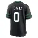 ＃0 Men's Lawrance Toafili Black Game New York Jets Legacy Alternate Jersey