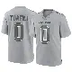 ＃0 Men's Lawrance Toafili Gray Game New York Jets Atmosphere Fashion Jersey