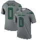 ＃0 Men's Lawrance Toafili Gray Legend New York Jets Inverted Jersey