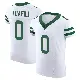 ＃0 Men's Lawrance Toafili White Elite New York Jets Alternate Vapor F.U.S.E. Jersey