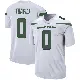 ＃0 Men's Lawrance Toafili White Game New York Jets Spotlight Jersey