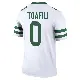 ＃0 Men's Lawrance Toafili White Legend New York Jets Legacy Jersey