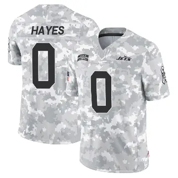 ＃0 Men's Marquis Hayes Arctic Camo Limited New York Jets 2024 Salute to Service Jersey
