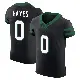 ＃0 Men's Marquis Hayes Black Elite New York Jets Legacy Alternate Vapor F.U.S.E. Jersey