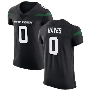 ＃0 Men's Marquis Hayes Black Elite New York Jets Stealth Vapor Untouchable Jersey