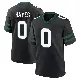 ＃0 Men's Marquis Hayes Black Game New York Jets Legacy Alternate Jersey