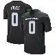 ＃0 Men's Marquis Hayes Black Game New York Jets Stealth Jersey