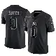 ＃0 Men's Marquis Hayes Black Limited New York Jets Reflective Jersey