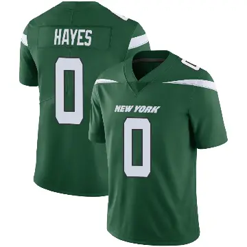 ＃0 Men's Marquis Hayes Green Limited New York Jets Gotham Vapor Jersey