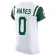 ＃0 Men's Marquis Hayes White Elite New York Jets Classic Alternate Vapor F.U.S.E. Jersey