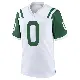 ＃0 Men's Marquis Hayes White Game New York Jets Classic Alternate Jersey