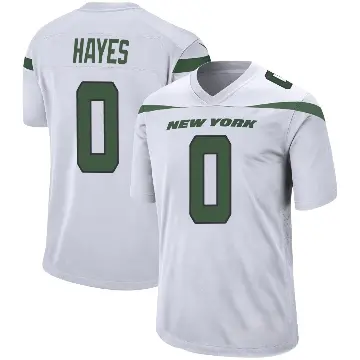 ＃0 Men's Marquis Hayes White Game New York Jets Spotlight Jersey