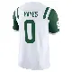＃0 Men's Marquis Hayes White Limited New York Jets Classic Alternate Vapor F.U.S.E. Jersey