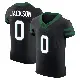 ＃0 Men's Samuel Jackson Black Elite New York Jets Legacy Alternate Vapor F.U.S.E. Jersey