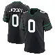 ＃0 Men's Samuel Jackson Black Game New York Jets Legacy Alternate Jersey