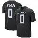＃0 Men's Samuel Jackson Black Game New York Jets Stealth Jersey
