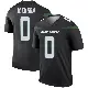 ＃0 Men's Samuel Jackson Black Legend New York Jets Stealth Color Rush Jersey