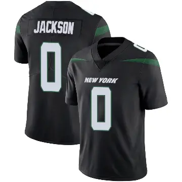 ＃0 Men's Samuel Jackson Black Limited New York Jets Stealth Vapor Jersey