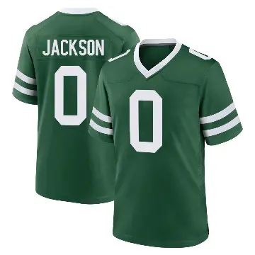 ＃0 Men's Samuel Jackson Green Game New York Jets Legacy Jersey
