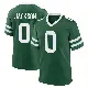 ＃0 Men's Samuel Jackson Green Game New York Jets Legacy Jersey