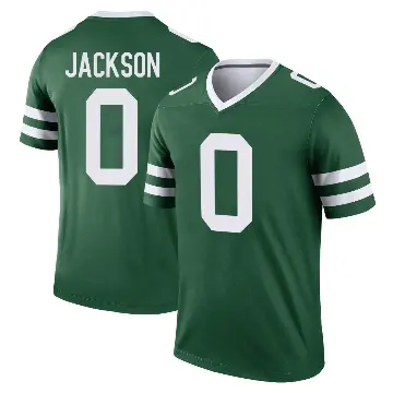 ＃0 Men's Samuel Jackson Green Legend New York Jets Legacy Jersey