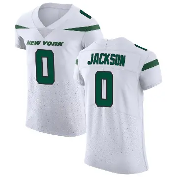 ＃0 Men's Samuel Jackson White Elite New York Jets Spotlight Vapor Untouchable Jersey