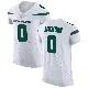 ＃0 Men's Samuel Jackson White Elite New York Jets Spotlight Vapor Untouchable Jersey